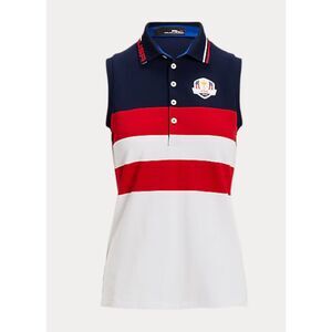 RLX Ralph Lauren Ryder Cup Team USA Red White Blue Sleeveless Shirt Small NWT